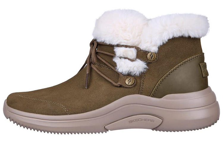 (Women) Skechers On-The-Go Midtown 'Olive Snow Boot' 144271-OLV