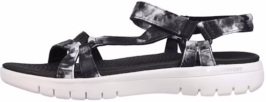 (Women) Skechers On-The-Go Sandal 'Black and White' 140319-BKW (Women) Skechers On-The-Go Sandal 'Black and White' 140319-BKW