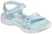 (W) Skechers On-The-Go Sandal 'Comfort Blue' - Selipar Selesa Biru Skechers 140319-BLMT