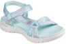 Lookbook (W) Skechers On-The-Go Sandal 'Comfort Blue' - Selipar Selesa Biru Skechers 140319-BLMT