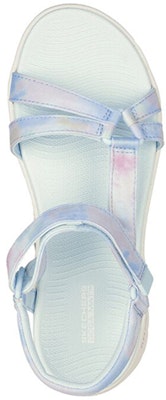 Skechers On-The-Go 舒適運動涼鞋 女款 藍 Shop Skechers On-The-Go 舒適運動涼鞋 女款 藍