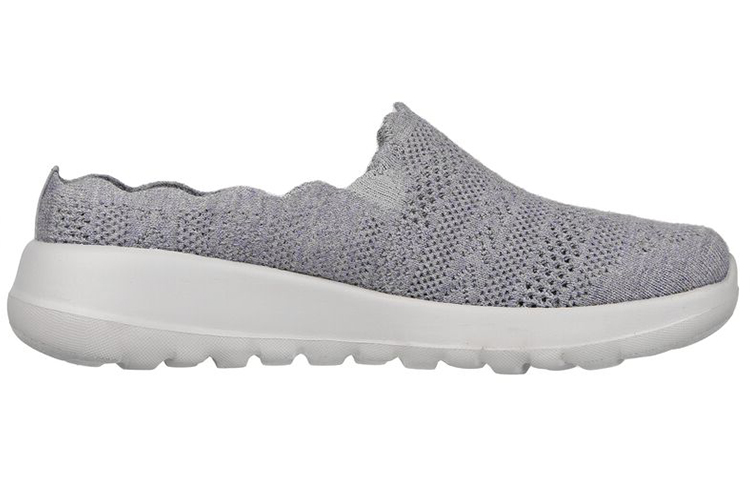 Order (Women) Skechers On-The-Go Slip-On 'Grey White' 175256-GRY