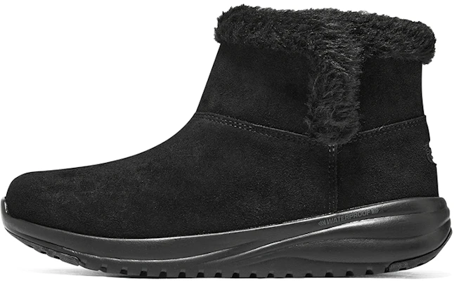 (W) Skechers中筒黑色舒适轻便雪地靴 144775-BBK Buy (W) Skechers中筒黑色舒适轻便雪地靴 144775-BBK
