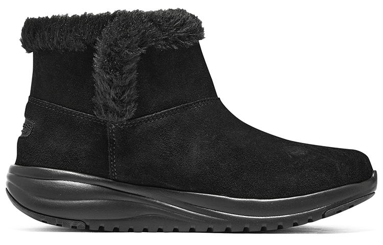 Order (W) Skechers中筒黑色舒适轻便雪地靴 144775-BBK