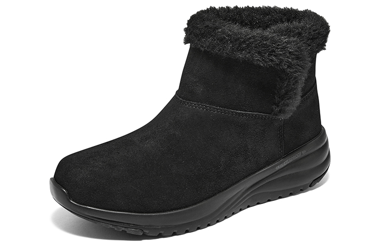 Lookbook (W) Skechers中筒黑色舒适轻便雪地靴 144775-BBK