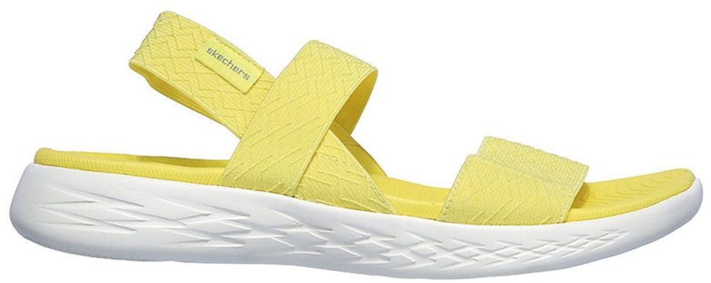 Skechers ON-THE-GO 600 輕便舒適 簡約休閒涼鞋 女款 黃色 Order Skechers ON-THE-GO 600 輕便舒適 簡約休閒涼鞋 女款 黃色