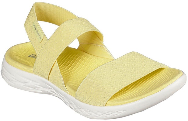 Skechers ON-THE-GO 600 輕便舒適 簡約休閒涼鞋 女款 黃色 Lookbook Skechers ON-THE-GO 600 輕便舒適 簡約休閒涼鞋 女款 黃色
