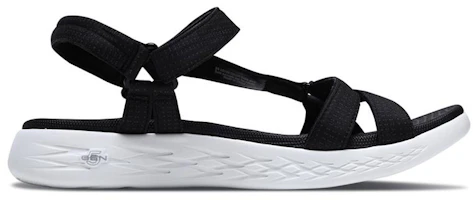 Order Skechers 健步系列 600 輕盈舒適運動休閒涼鞋 女款 黑白