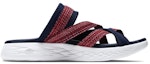 Order (W) Skechers On The Go 600 'Biru Merah' 15308-NVRD