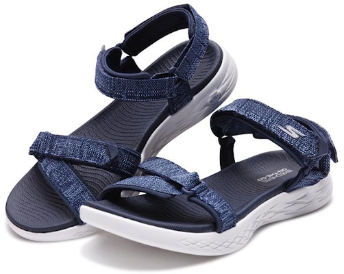 (W) スケッチャーズ オン ザ ゴー 600 'ブルーホワイト' レディース 15315-NVW 15315-NVW Lookbook (W) スケッチャーズ オン ザ ゴー 600 'ブルーホワイト' レディース 15315-NVW 15315-NVW