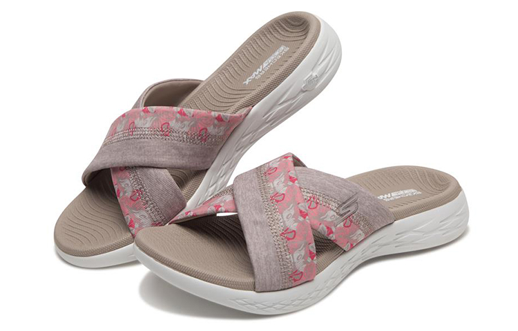 Lookbook (W) 스케쳐스 온더고 600 브라운핑크 15306-TPE