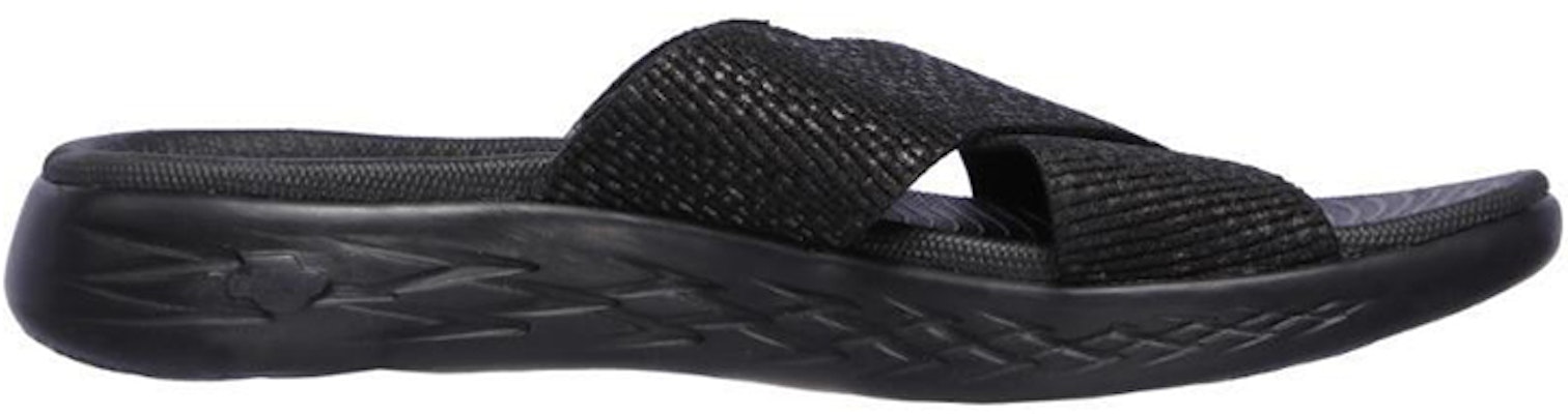 (W) Skechers On The Go 600 'Glistening Black' Hitam Berkilau 16259-BBK Order (W) Skechers On The Go 600 'Glistening Black' Hitam Berkilau 16259-BBK
