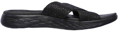 Order (W) Skechers On The Go 600 'Glistening Black' Hitam Berkilau 16259-BBK