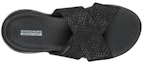 Lookbook (W) Skechers On The Go 600 'Glistening Black' Hitam Berkilau 16259-BBK