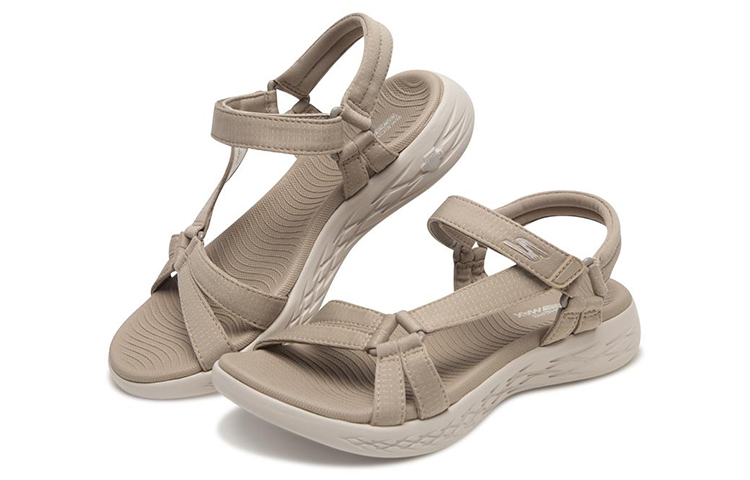 Lookbook (Women) Skechers On The Go 600 'Natural Comfort Sport Casual Sandal' 15316-NAT