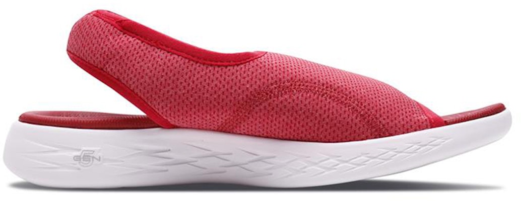 (Women) Skechers On The Go 600 'Red Casual Sandal' 15307-RED Order (Women) Skechers On The Go 600 'Red Casual Sandal' 15307-RED