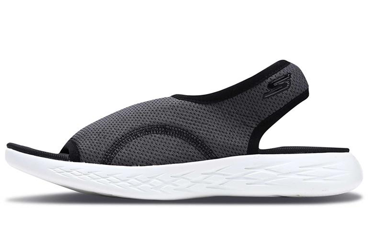 (Women) Skechers On The Go 600 Sandal 'Black White' 15307-BKW