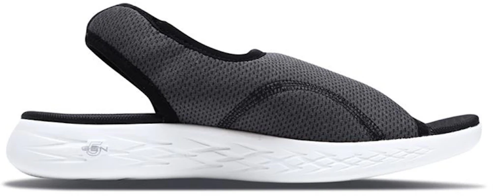 (W) Skechers On The Go 600 Sandal 'Hitam Putih' 15307-BKW Order (W) Skechers On The Go 600 Sandal 'Hitam Putih' 15307-BKW