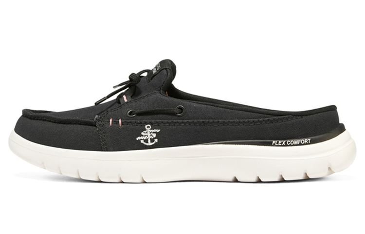 (Women) Skechers On The Go 'Black and White Slip-On' 136495-BLK