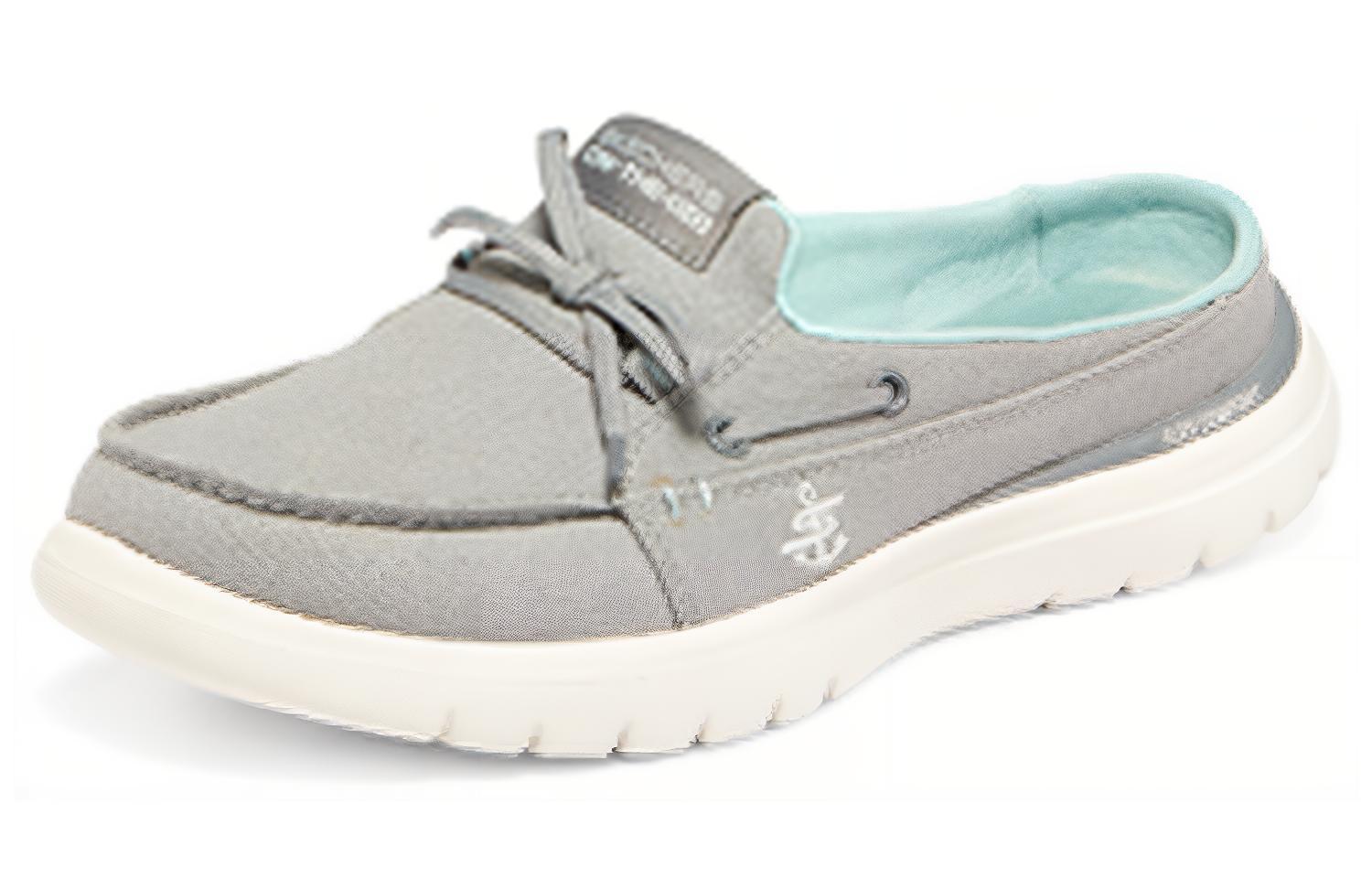 Lookbook Skechers On The Go 一腳蹬休閒鞋 女款 灰色