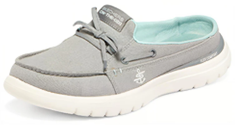 (W) 斯凯奇 On The Go 灰色一脚蹬鞋 136495-GRY Lookbook (W) 斯凯奇 On The Go 灰色一脚蹬鞋 136495-GRY