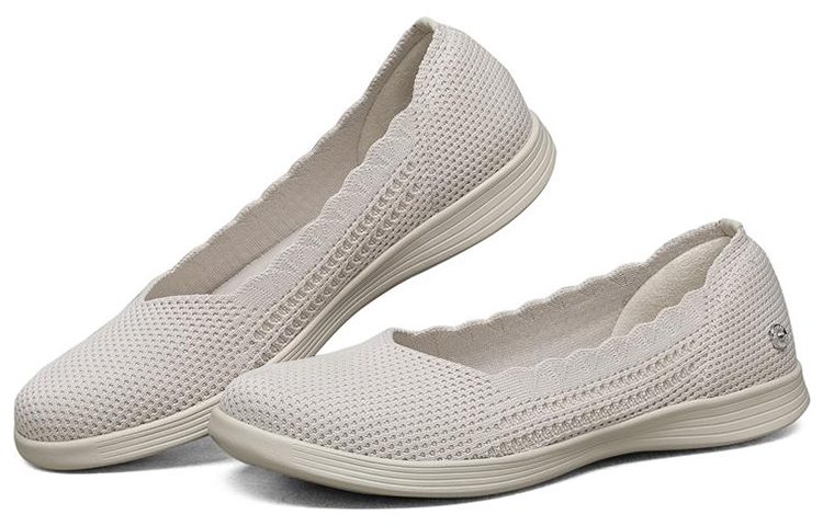 Lookbook (W) Skechers On the GO Dreamy ''Ademend Comfort Lage Sneakers Wit'' 136214-NAT