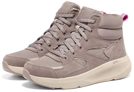 Skechers On- The- Go 提升 加絨 耐磨防滑 中筒運動鞋 女款 深灰褐色 Lookbook Skechers On- The- Go 提升 加絨 耐磨防滑 中筒運動鞋 女款 深灰褐色