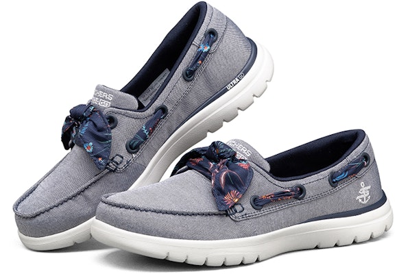 (Women) Skechers On the GO Flex 'Grey' 136471-NVY Shop (Women) Skechers On the GO Flex 'Grey' 136471-NVY