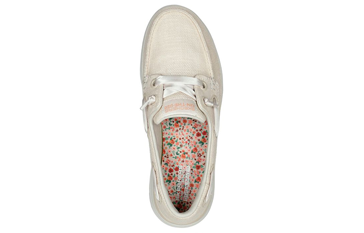 Shop (Women) Skechers On The Go Flex 'Peninsula White' 136447-NAT