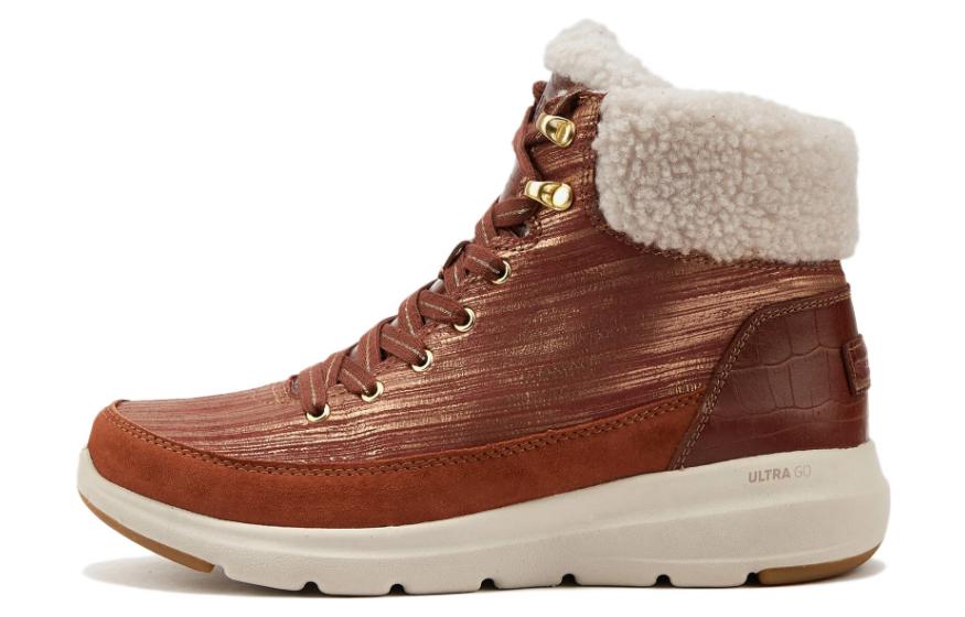(Women) Skechers ON THE GO Glacial Ultra 'Fashion Casual Brown Boot' 144173-COG