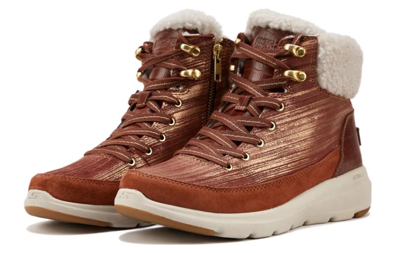Lookbook Skechers ON THE GO On-the-go Glacial Ultra 時尚休閒 短靴 女款 棕色