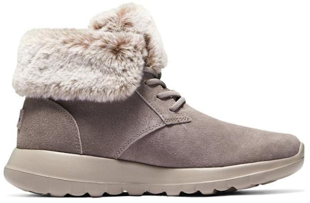 Skechers ON THE GO Joy 時尚休閒 短筒 雪地靴 女款 深灰褐色 Order Skechers ON THE GO Joy 時尚休閒 短筒 雪地靴 女款 深灰褐色