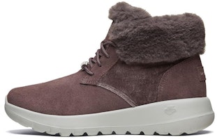 (Women) Skechers On-The-Go Joy Running Shoes Grey/Brown 667511-QUAL (Women) Skechers On-The-Go Joy Running Shoes Grey/Brown 667511-QUAL