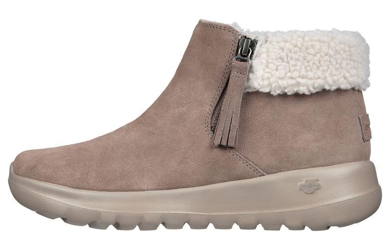 (Women) Skechers On the GO Joy 'Happily Cozy Grey' 144035-DKTP