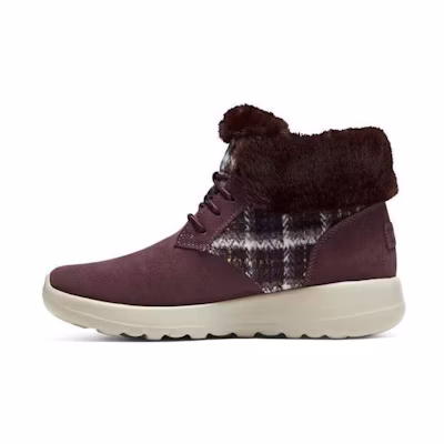 (W) Skechers On The Go Joy Boots 'Burgundy'