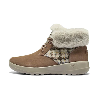 (W) Skechers On The Go Joy Boots 'Tan White'