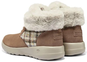 Shop (W) Skechers On The Go Joy Boots 'Tan Putih' 144120-TAN