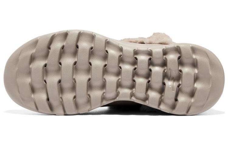 Shop Skechers ON THE GO Joy 加絨保暖 短筒 雪地靴 女款 深灰褐色