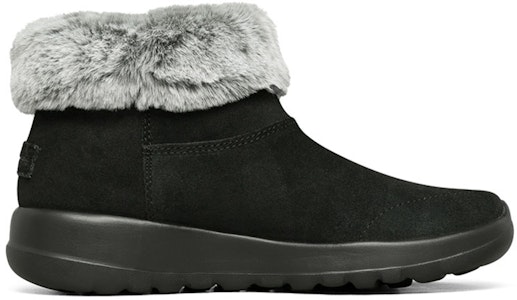 (W) スケッチャーズ オンザゴー ジョイ スノーブーツ (黒/白) 144003-BKGY Order (W) スケッチャーズ オンザゴー ジョイ スノーブーツ (黒/白) 144003-BKGY