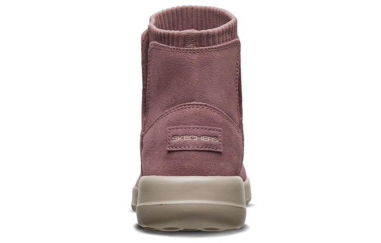(W) Skechers On The Go Knit Boot 'Purple Faux Fur' 圖 4