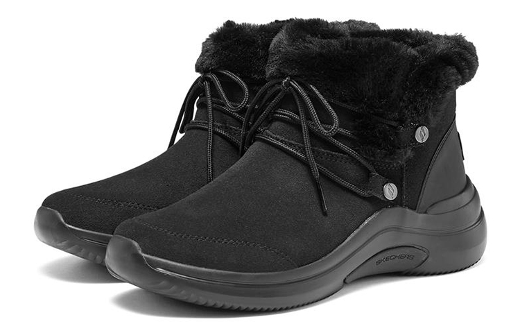 Lookbook (W) 스케쳐스 온더고 미드타운 '블랙' (Skechers On The Go Midtown 'Black') 144271-BBK