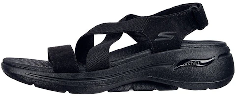 (Women) Skechers On The Go Sandal 'Black Cushioned Sport' 140257-BBK (Women) Skechers On The Go Sandal 'Black Cushioned Sport' 140257-BBK