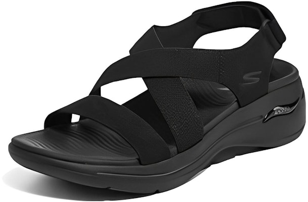 (Women) Skechers On The Go Sandal 'Black Cushioned Sport' 140257-BBK Order (Women) Skechers On The Go Sandal 'Black Cushioned Sport' 140257-BBK