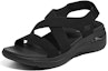 Order (W) Skechers On The Go Sandal 'Hitam Empuk Sukan' 140257-BBK