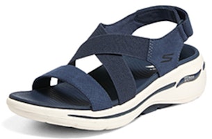 Skechers On The Go 休閒緩震運動涼鞋 女款 海軍藍色 Lookbook Skechers On The Go 休閒緩震運動涼鞋 女款 海軍藍色