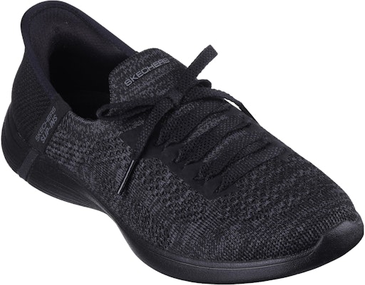 (W) Skechers Slip-ins On The Go 'Core Black' zapatillas negras cómodas. 137251-BKGY Lookbook (W) Skechers Slip-ins On The Go 'Core Black' zapatillas negras cómodas. 137251-BKGY