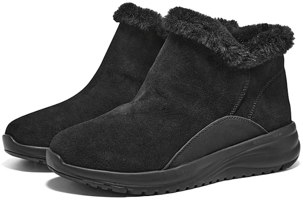 Skechers ON THE GO STELLAR 保暖防滑耐磨 短筒 雪地靴 女款 全黑色 Shop Skechers ON THE GO STELLAR 保暖防滑耐磨 短筒 雪地靴 女款 全黑色