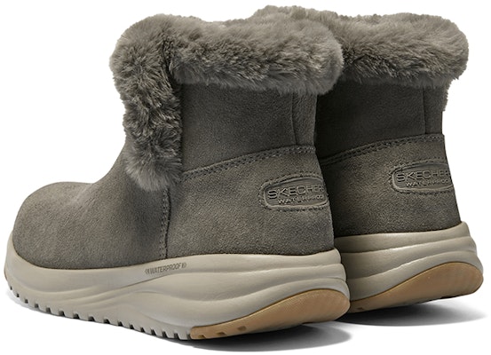 Skechers ON THE GO STELLAR 防水防滑 舒適耐磨 短中筒 雪地靴 女款 灰褐色 Purchase Skechers ON THE GO STELLAR 防水防滑 舒適耐磨 短中筒 雪地靴 女款 灰褐色