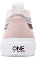 Shop Skechers One 舒適輕便 中筒休閒板鞋 女款 粉紅色