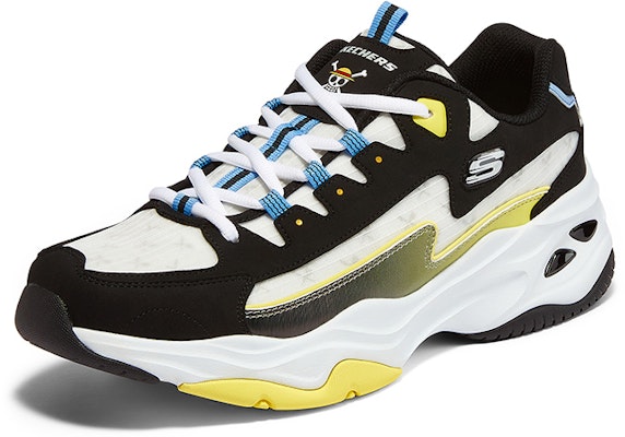 (W) Skechers One Piece x D'LITES 4.0 'Sanji Hitam Putih Kuning' 896036-BKMT Lookbook (W) Skechers One Piece x D'LITES 4.0 'Sanji Hitam Putih Kuning' 896036-BKMT